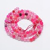 Natural Agate Round Beads Strand G-L084-4mm-10-3