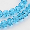 Transparent Glass Bead Strands X-GLAA-G013-8mm-49-3