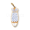 Printing 304 Stainless Steel Pendants LS-STAS-K304-13B-G-1