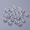 Eco-Friendly Transparent Acrylic Beads X-PL735-2-3