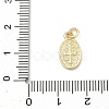 Religion Brass Pendants KK-P345-53G-02-3