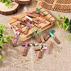 DIY Trapezoid Dangle Earrings Making Kit DIY-TA0009-05-5