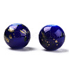 Mixed Style & Mixed Color Round Spray Painted Glass Beads DGLA-X0003-8mm-3
