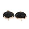 K9 Glass Connector Charms KK-E071-24KCG-01-2