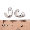 Letter Slider Beads for Watch Band Bracelet Making ALRI-O012-J-NR-3