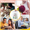 15Pcs Rectangle Transparent Folding Plastic Gift Bags with Hole Handles ABAG-UN0001-01C-6