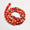 Round Millefiori Glass Beads Strands LK-P002-11-2