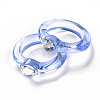 Transparent Acrylic Finger Rings RJEW-T010-07-3