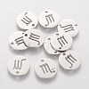 Non-Tarnish 304 Stainless Steel Charms STAS-Q201-T095-8-1