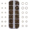 Brass Split Rings and Brass Ring Assistant Tool KK-PH0034-52AB-1