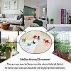 6Pcs 6 Style Handmade Lampwork Display Decorations AJEW-SZ0002-30-7