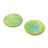 Spray Painted Natural Capiz Shell Pendants SSHEL-Z002-01A-2