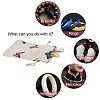 Polycotton(Polyester Cotton) Packing Pouches Drawstring Bags X-ABAG-T004-10x14-03-7