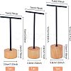 T Bar Iron & Wood Earring Displays Sets EDIS-WH0016-02-2