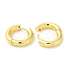 Rack Plating Brass Huggie Hoop Earrings for Women EJEW-D059-13A-G-2