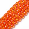 Glass Beads Strands GLAA-R024-11x8mm-18-1