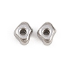 Irregular 304 Stainless Steel Beads STAS-D394-03D-P-1