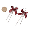 Polyester Dangle Earrings EJEW-JE06222-3