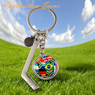 Hockey Alloy Sublimation Blanks Keychains AL-CBAF9A1-02P-06-1