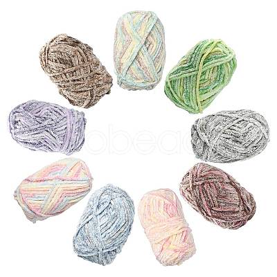 Super Bulky Chenille Polyester Yarn YCOR-FZC0001-01G-1