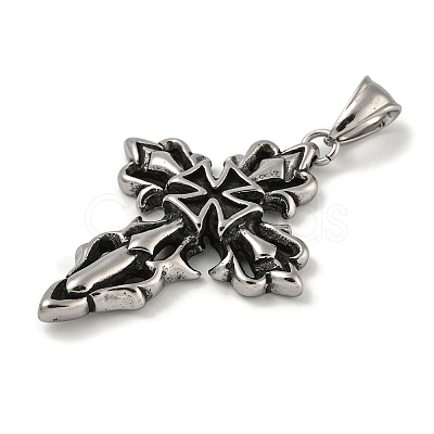 316 Surgical Stainless Steel Pendants STAS-Z073-72AS-03-1
