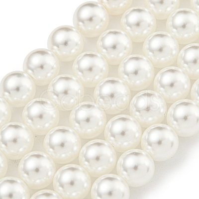 Glass Pearl Beads Strands X-HY-G002-01D-01-1