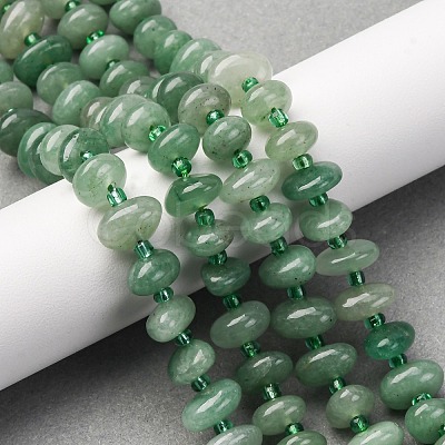 Natural Pink Aventurine Beads Strands G-RM250109-A10-1