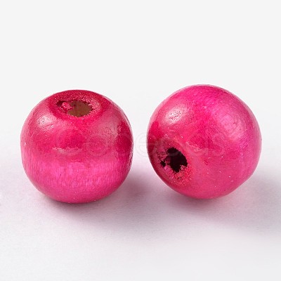 Natural Maple Wood Beads TB12mmY-2-1