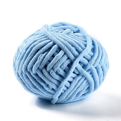Bulky Soft Polyester Crocheting Knitting Yarn for Scarf OCOR-G009-03R-1