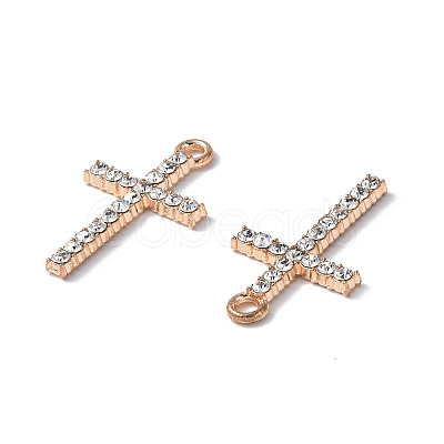 Alloy Crystal Rhinestone Pendants LS-PALLOY-F288-03KCG-1