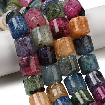 Natural Agate Beads Strands G-F820-P01-01-1