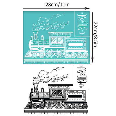 Self-Adhesive Silk Screen Printing Stencil DIY-WH0338-346-1