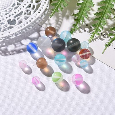 Synthetic Moonstone Beads G-MSMC007-30-1