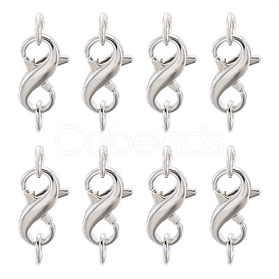 Brass Double Opening Lobster Claw Clasps FIND-TA0001-46P-1