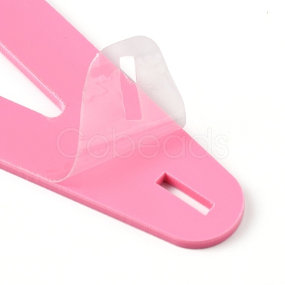 Opaque Acrylic Earring Display Stands EDIS-WH0029-16B-1