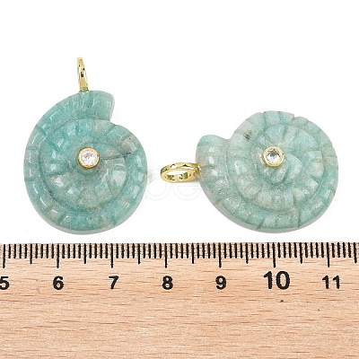 Natural Amazonite Pendants G-H353-02G-08-1
