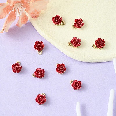 Rack Plating Alloy Charms PALLOY-YW0003-26-1