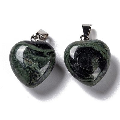 Natural Kambaba Jasper Pendants G-I311-A15-1