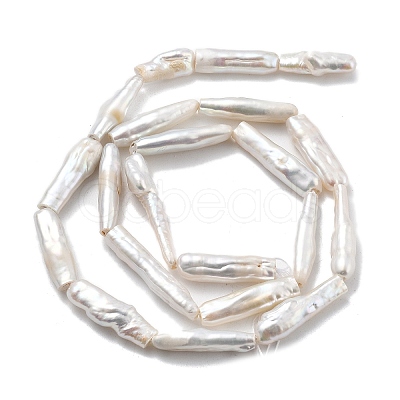 Natural Baroque Keshi Pearl Beads Strands PEAR-P064-05A-01A-1