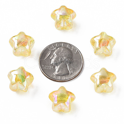 1-Hole Transparent Acrylic Buttons MACR-S373-129-C03-1