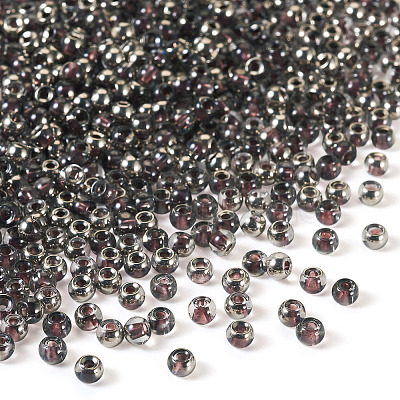 100G Transparent Inside Colours Glass Seed Beads SEED-TA0001-43-1