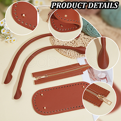 PU Leather Handbag Kits DIY-WH20076-15C-1