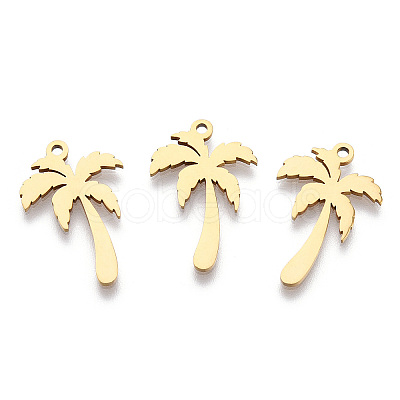 201 Stainless Steel Pendants STAS-T052-48G-1