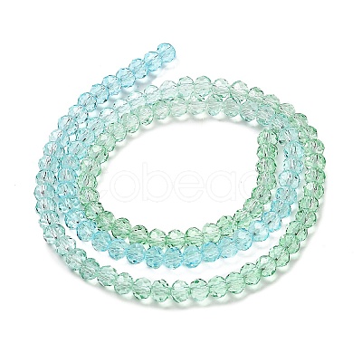 Transparent Painted Glass Beads Strands LS-DGLA-A034-T3mm-A16-1