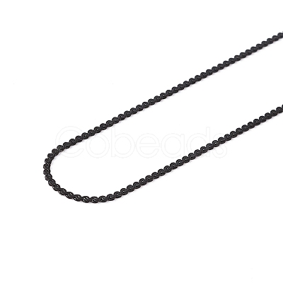 304 Stainless Steel Serpentine Chain Necklace for Men Women NJEW-G076-01C-EB-1