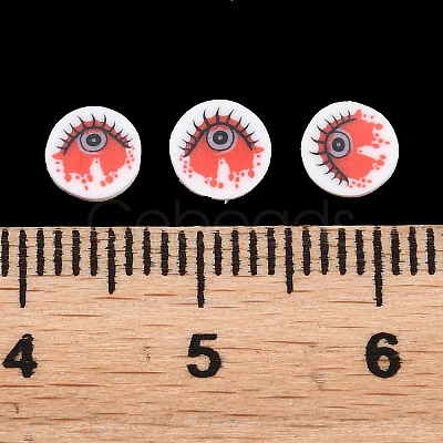Halloween Handmade Polymer Clay Cabochons CLAY-A007-05B-1