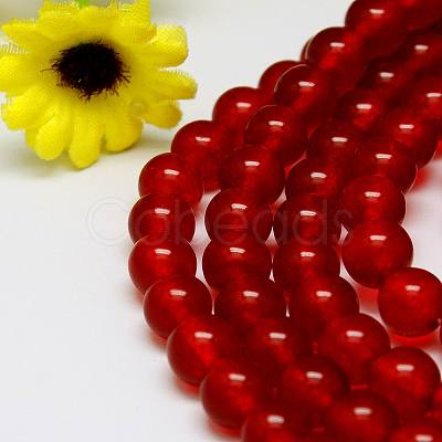 Natural Malaysia Jade Bead Strands G-M099-8mm-04-1
