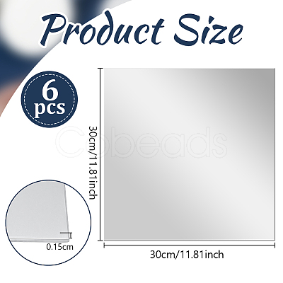 Square Aluminum Sheet FIND-WH0199-400F-1