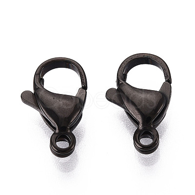 304 Stainless Steel Lobster Claw Clasps STAS-T065-13mm-34B-1