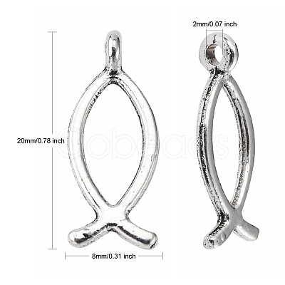 Tibetan Style Alloy Pendants LF0394Y-1